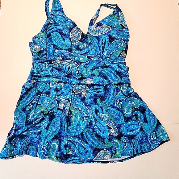 D & Co. Beach Swim Dress Size New! - Picture 1 of 11
